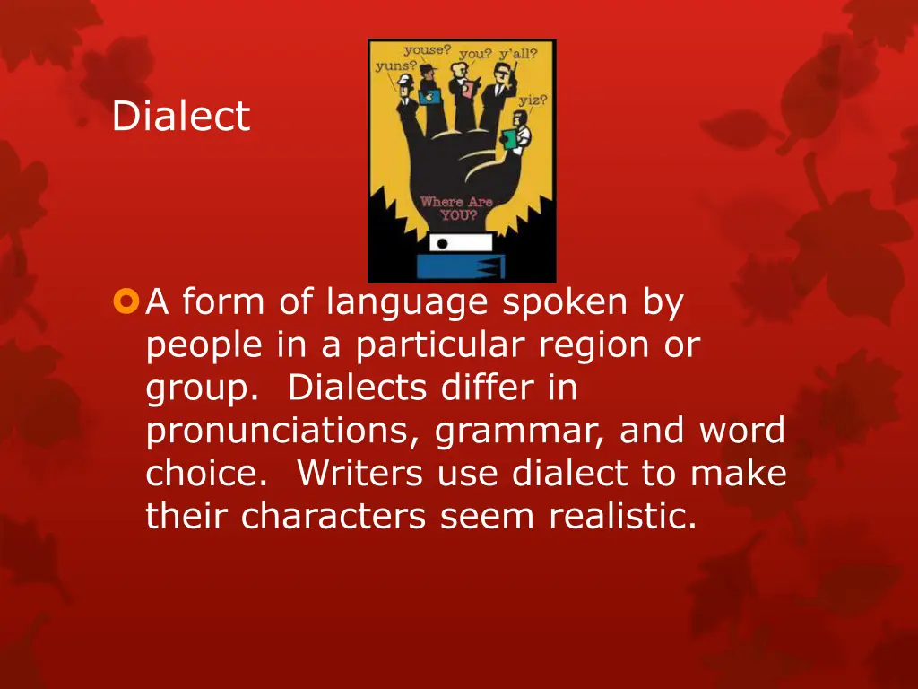 dialect