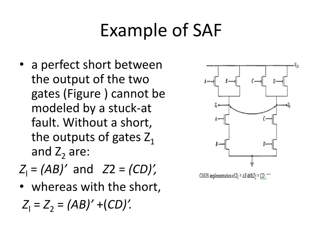 example of saf 1