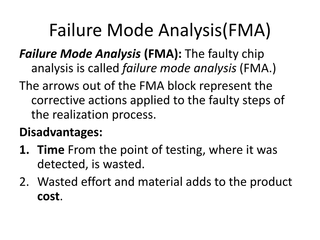 failure mode analysis fma