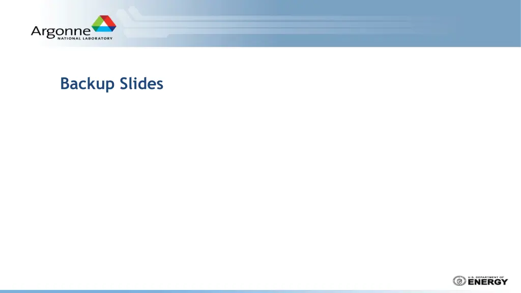 backup slides