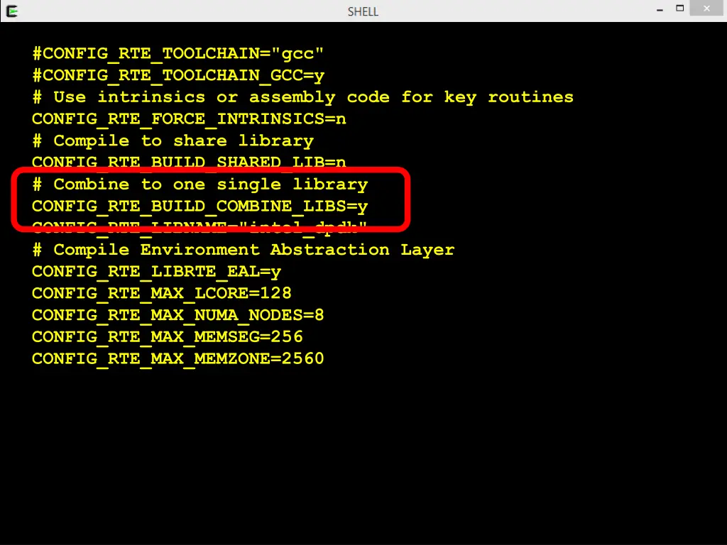 config rte toolchain gcc config rte toolchain 1