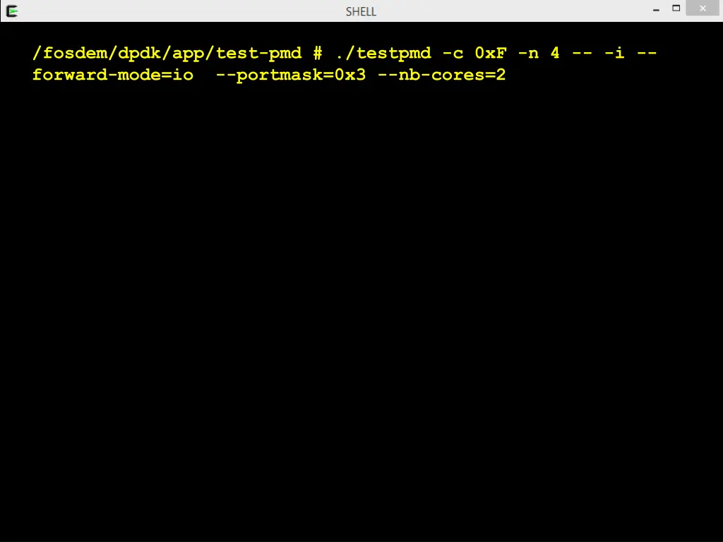 fosdem dpdk app test pmd testpmd