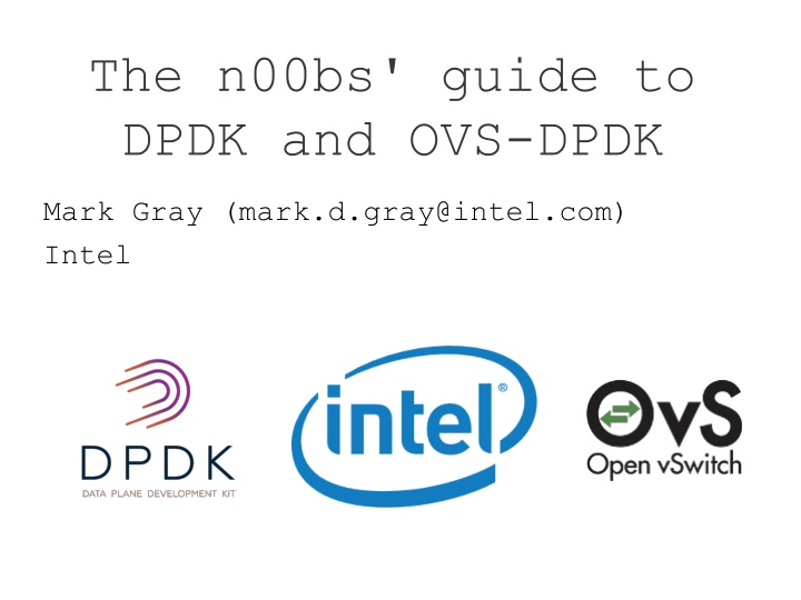 the n00bs guide to dpdk and ovs dpdk