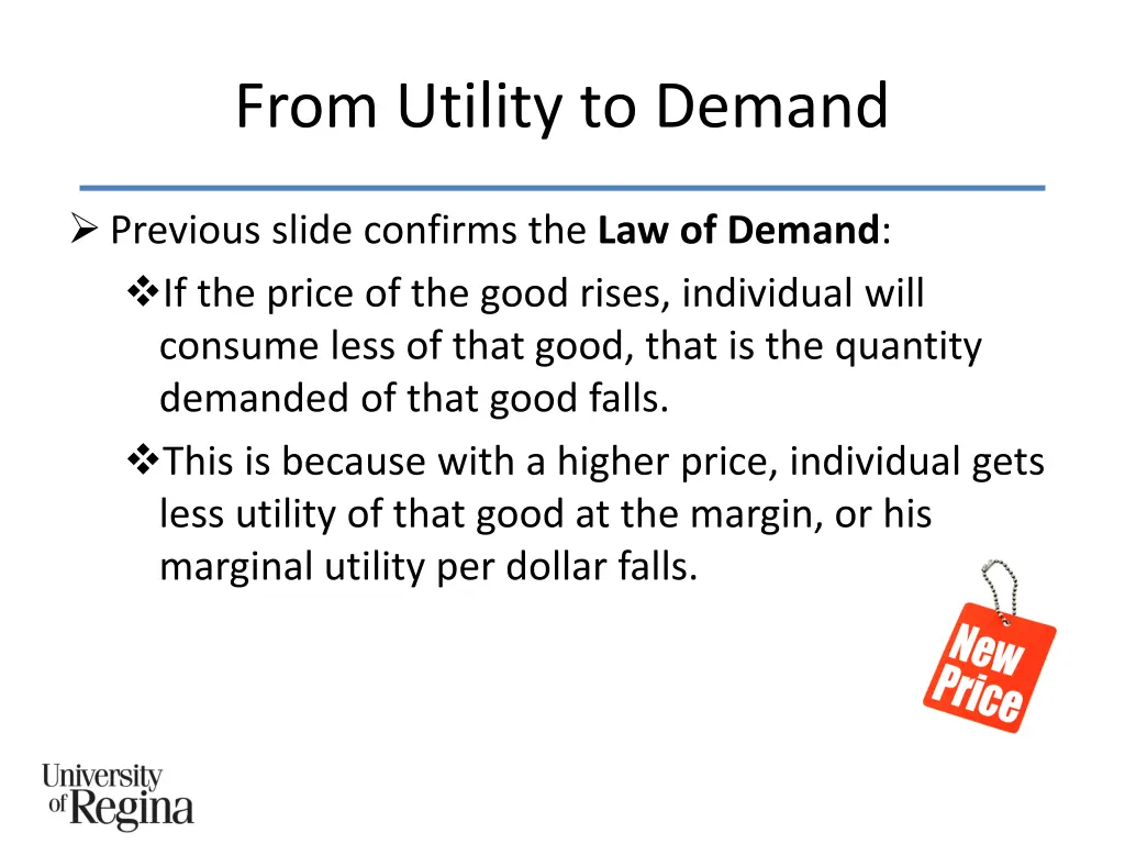 from utility to demand 1