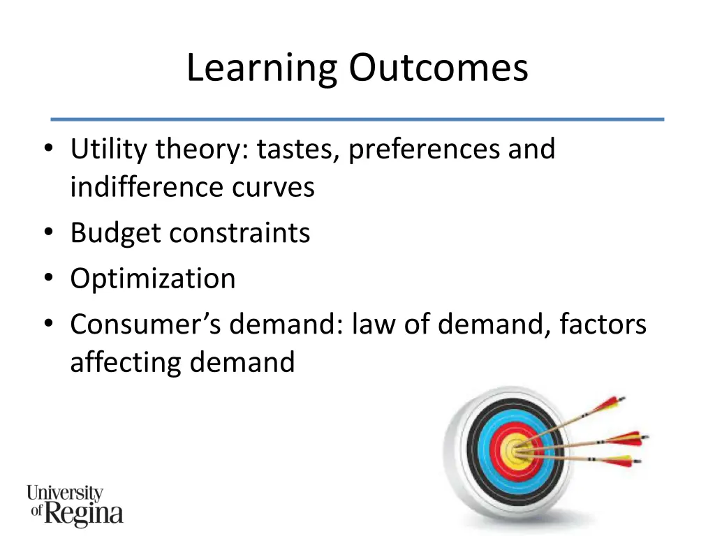 learning outcomes