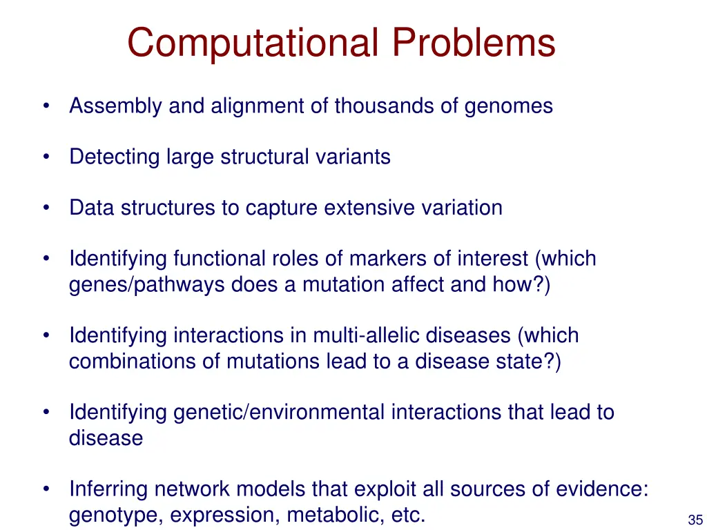 computational problems