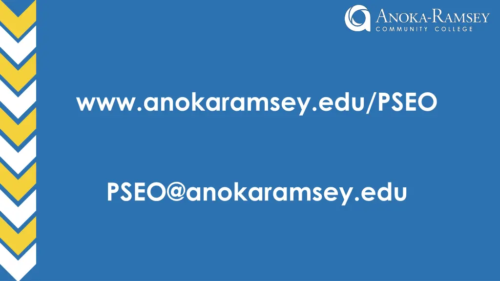 www anokaramsey edu pseo