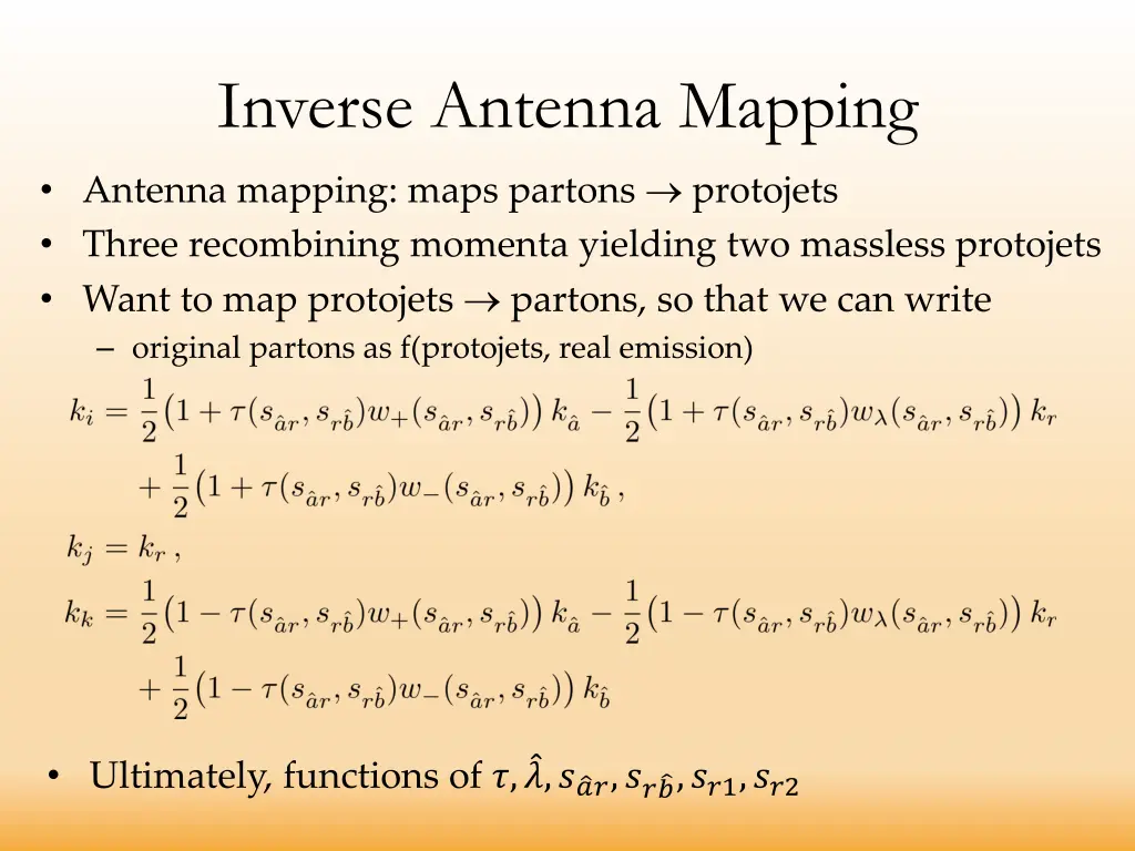 inverse antenna mapping antenna mapping maps