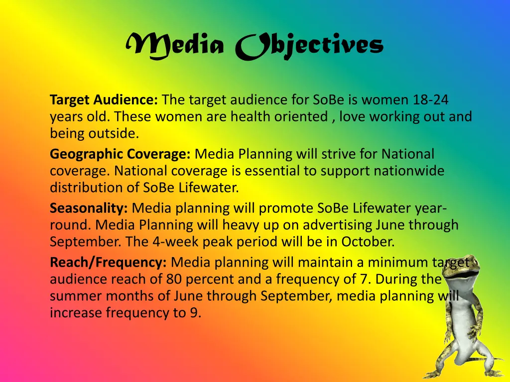 media objectives