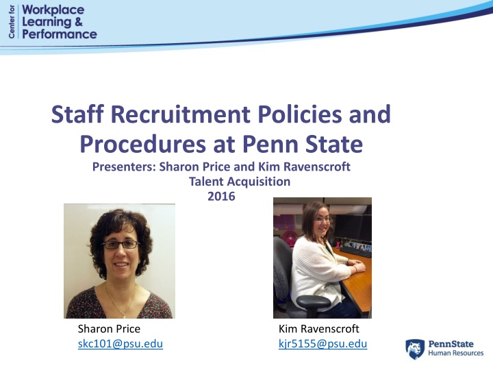 staff recruitment policies and procedures at penn