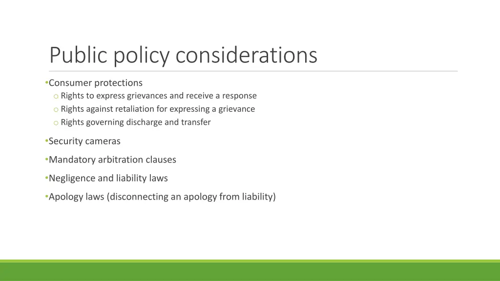 public policy considerations