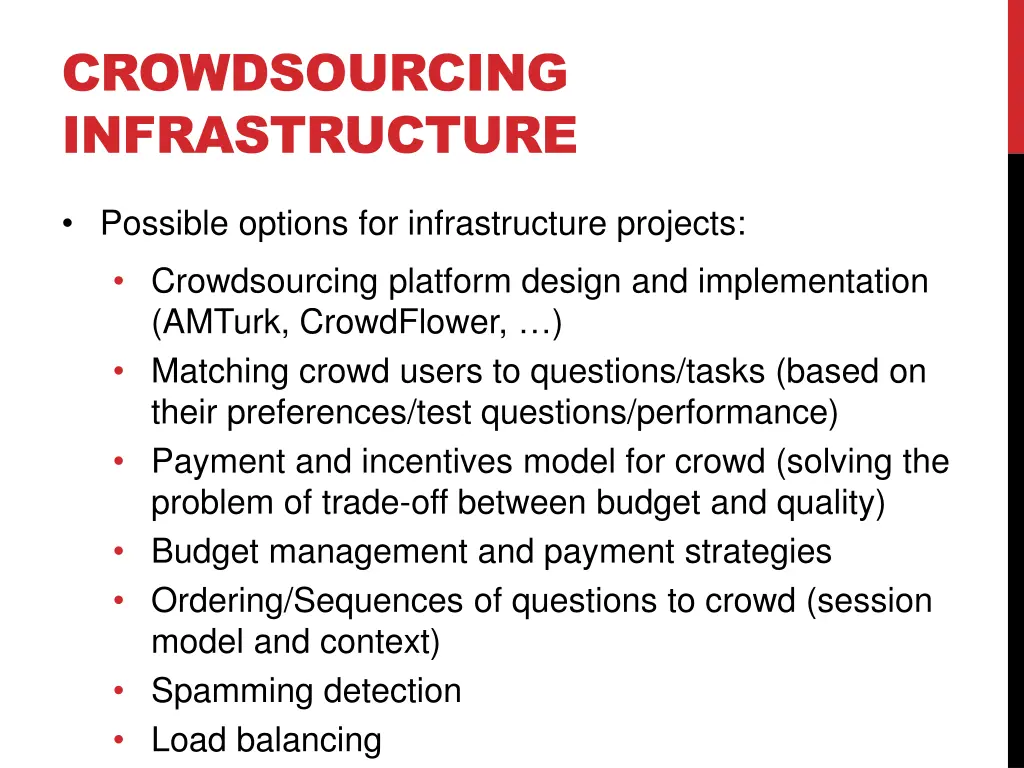 crowdsourcing infrastructure 1