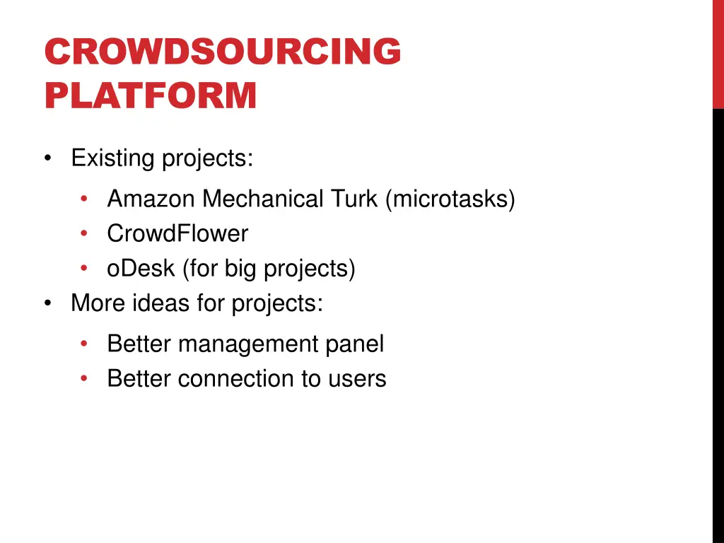 crowdsourcing platform