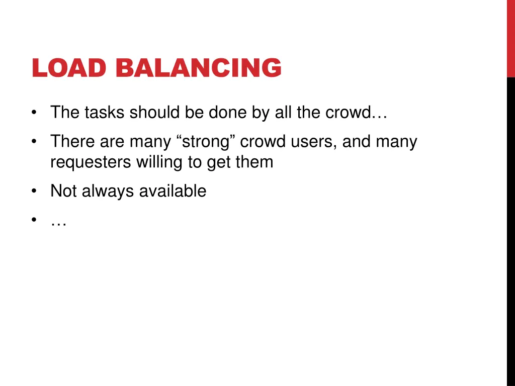 load balancing