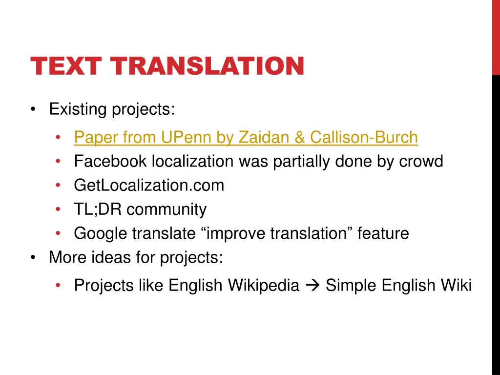 text translation