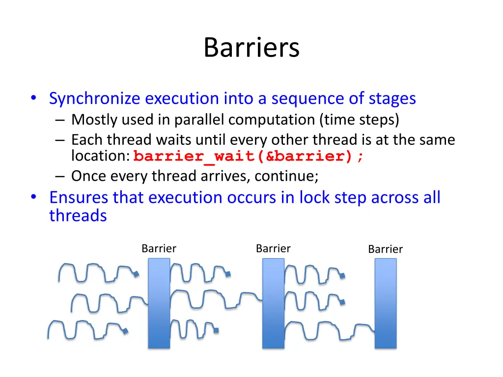 barriers