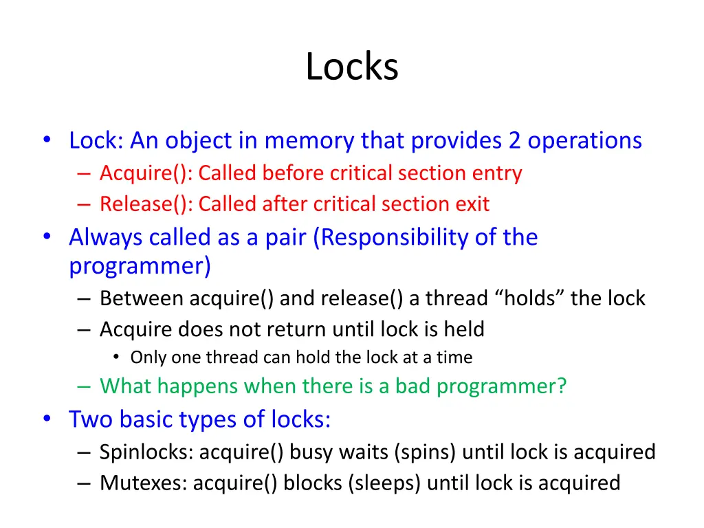 locks