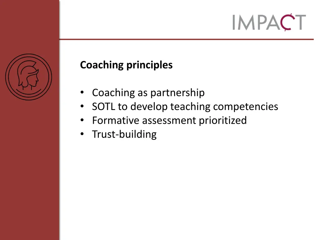 coaching principles