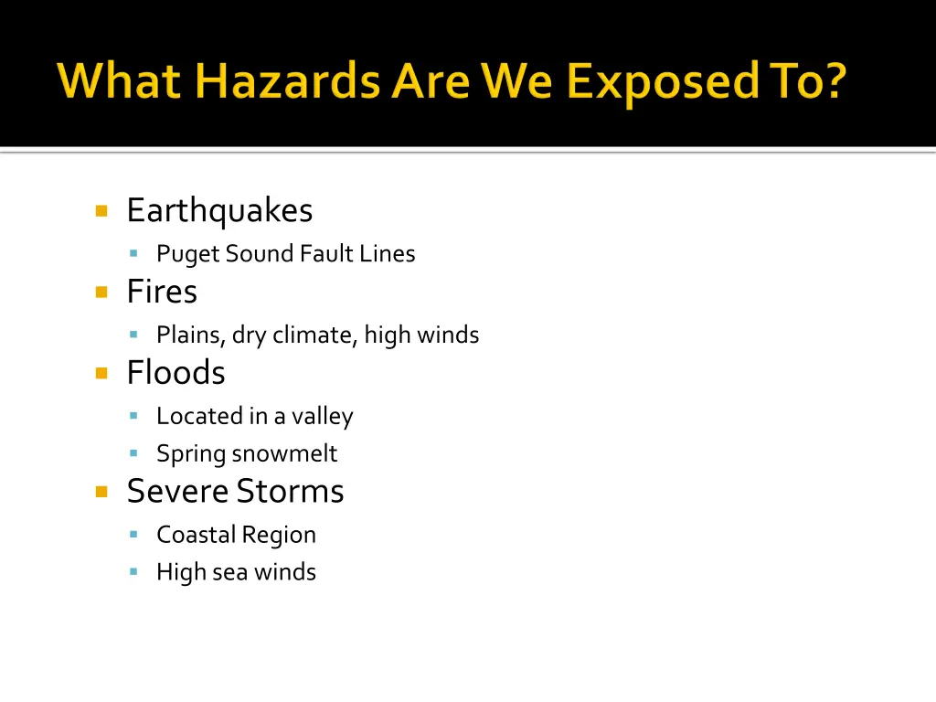 earthquakes puget sound fault lines fires plains