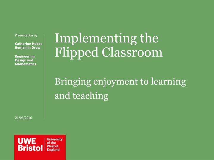 implementing the flipped classroom