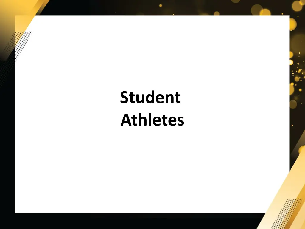 student athletes