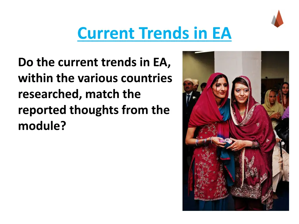 current trends in ea 1