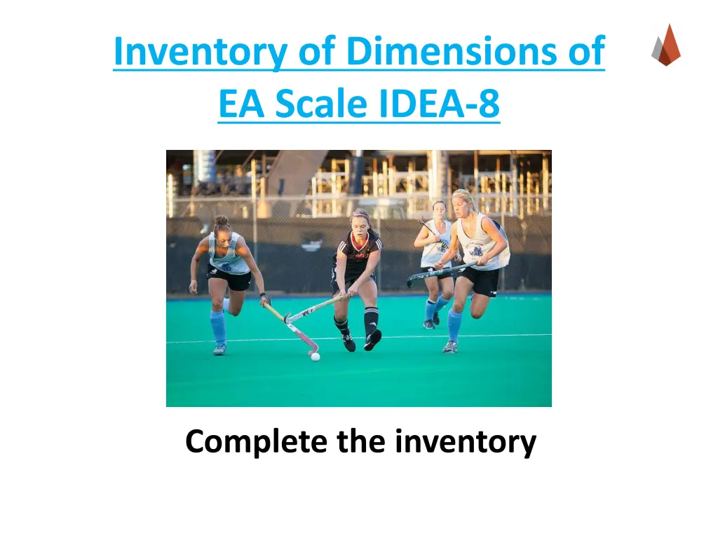 inventory of dimensions of ea scale idea 8