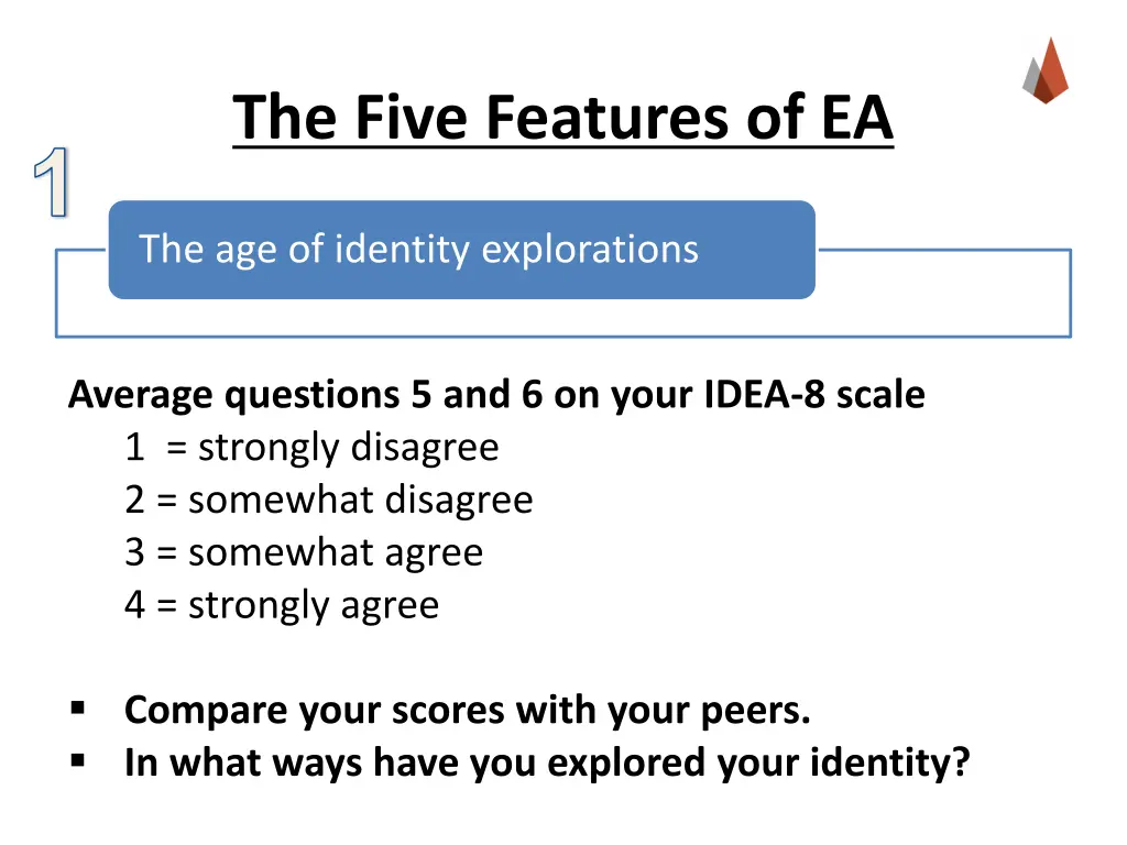 the five features of ea 1