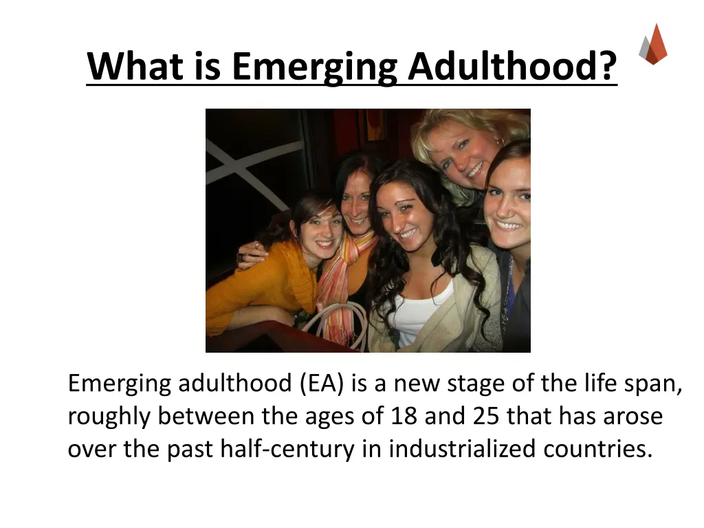 what is emerging adulthood