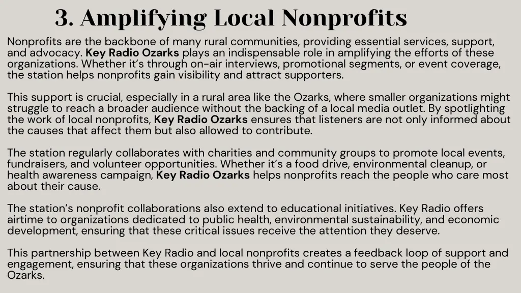 3 amplifying local nonprofits nonprofits