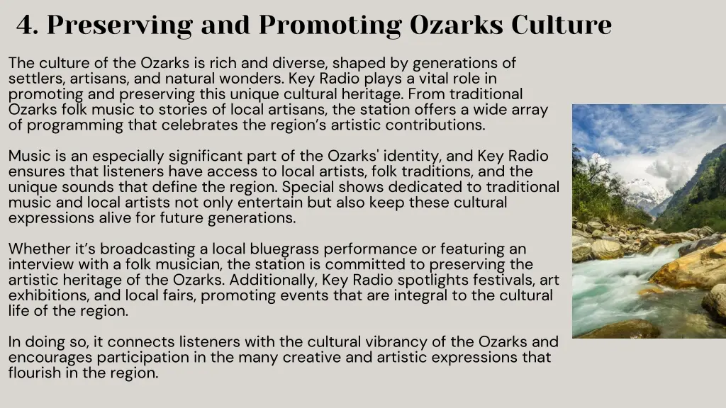 4 preserving and promoting ozarks culture