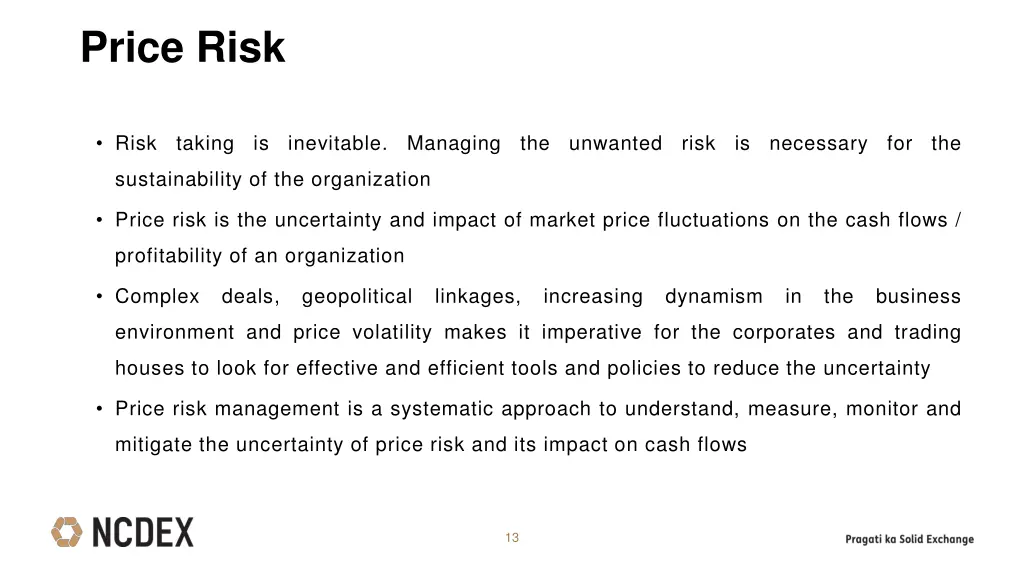 price risk