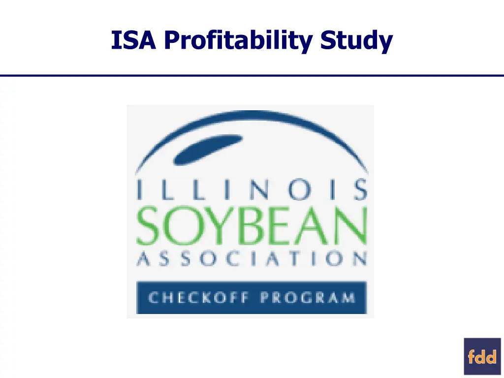 isa profitability study