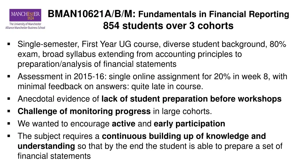 bman10621a b m fundamentals in financial