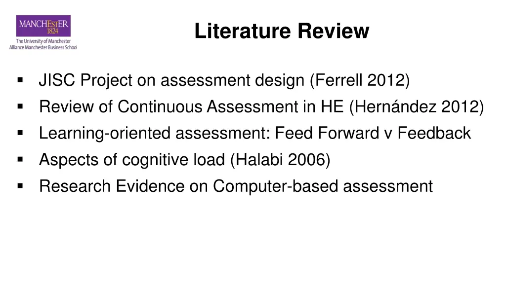 literature review