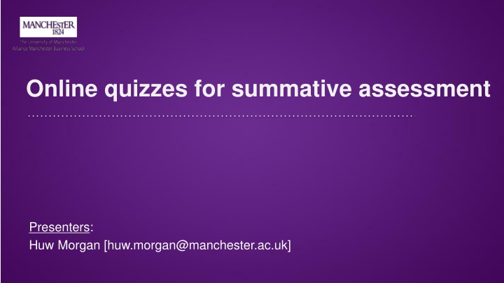 online quizzes for summative assessment