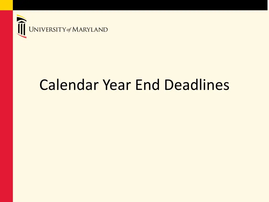 calendar year end deadlines