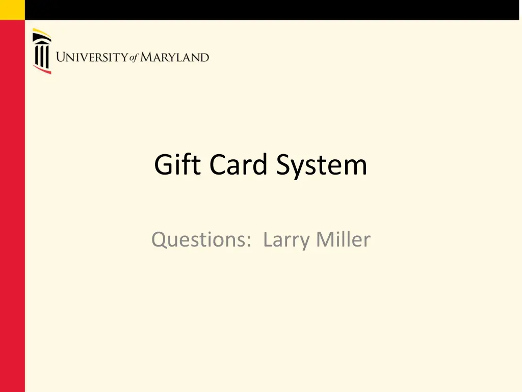 gift card system