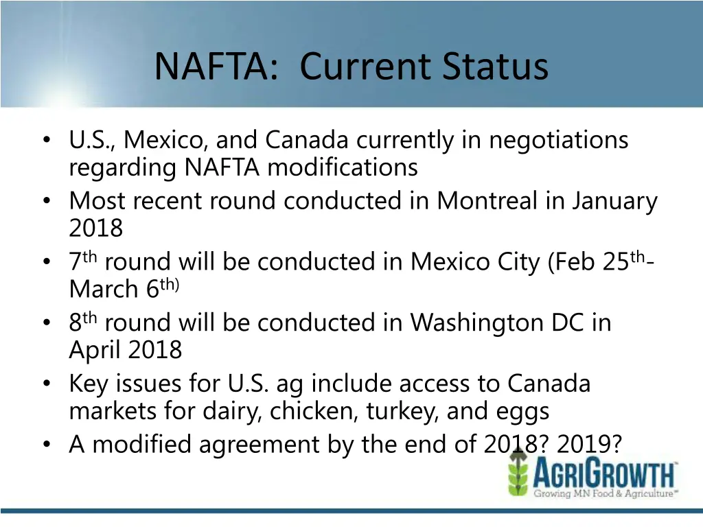 nafta current status