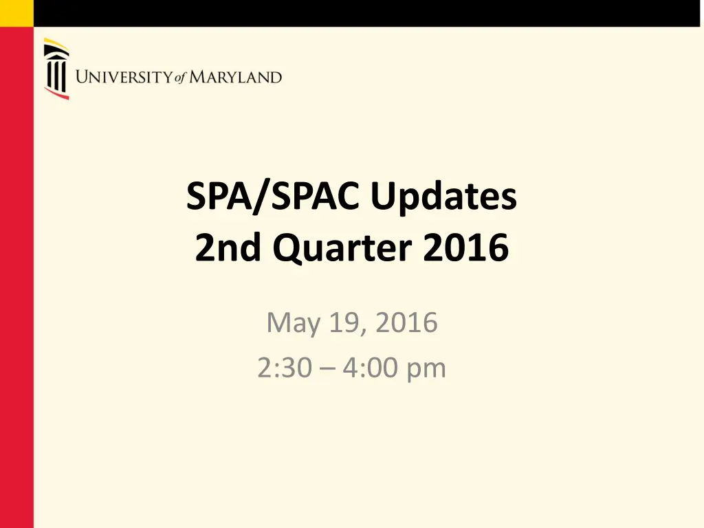 spa spac updates 2nd quarter 2016