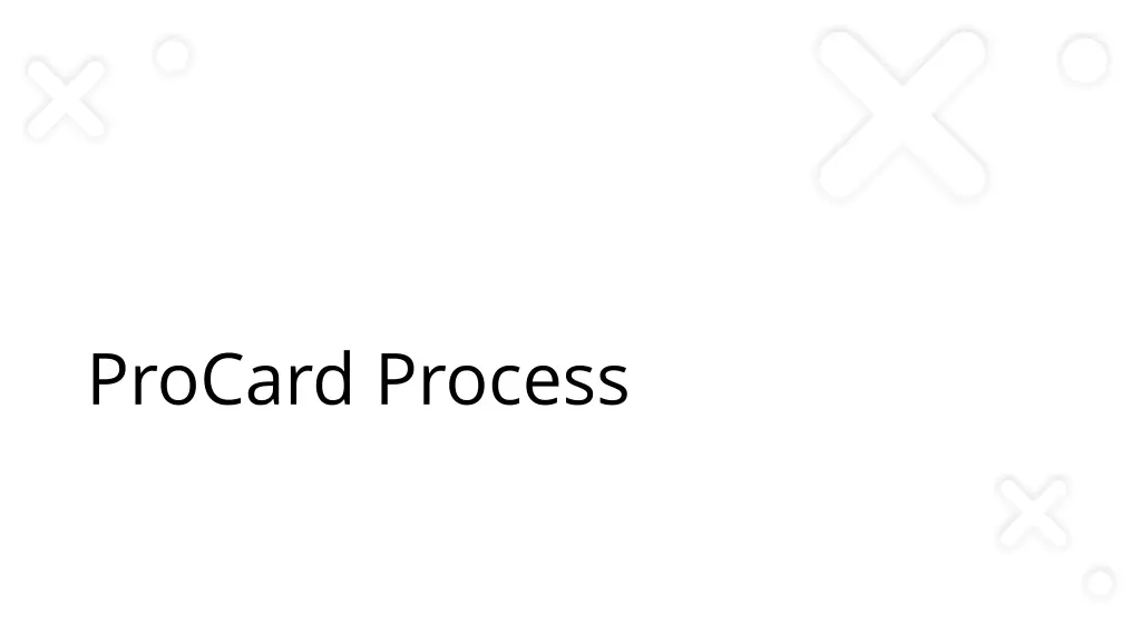 procard process