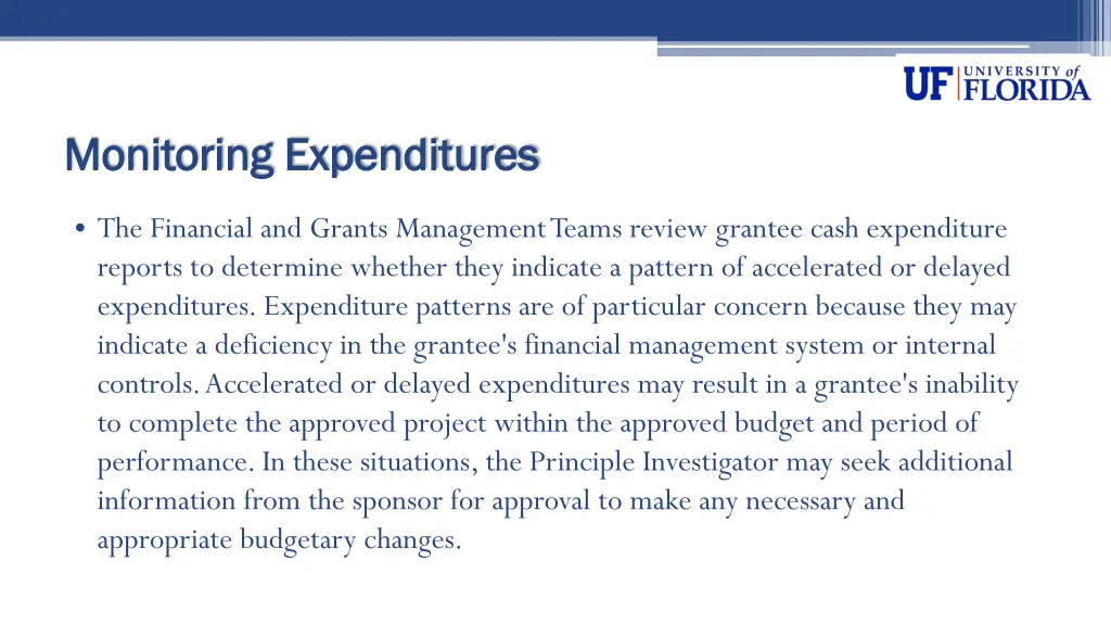 monitoring expenditures monitoring expenditures 1