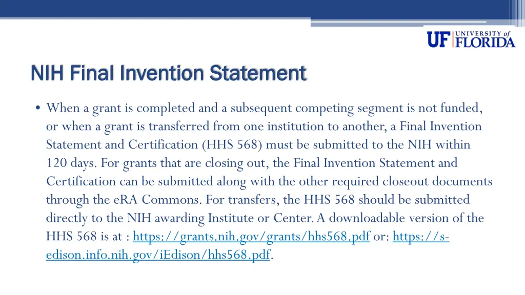 nih final invention statement nih final invention