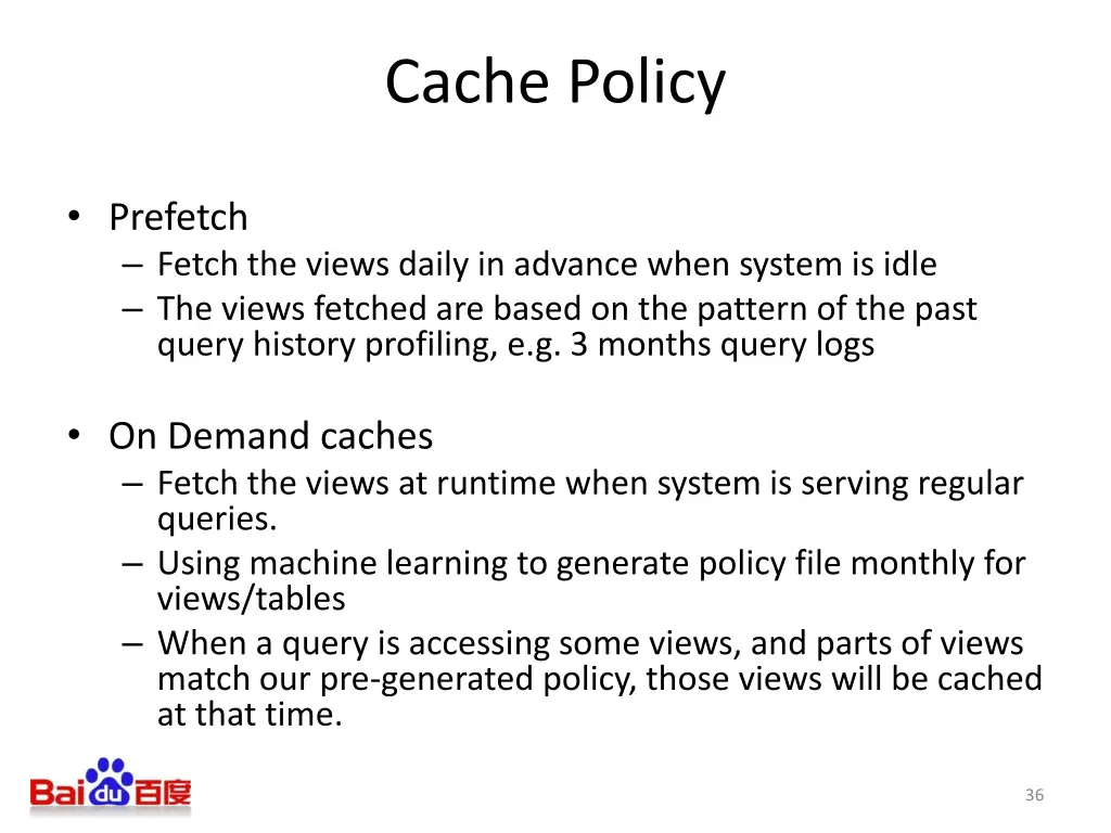 cache policy