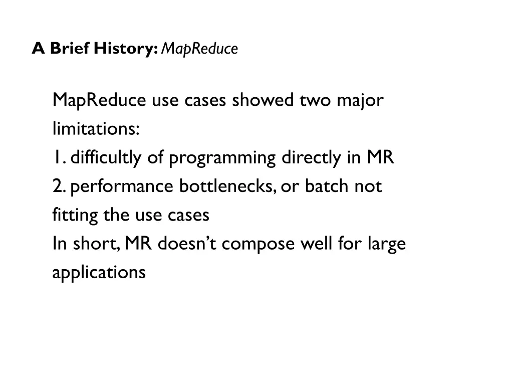 a brief history mapreduce 2