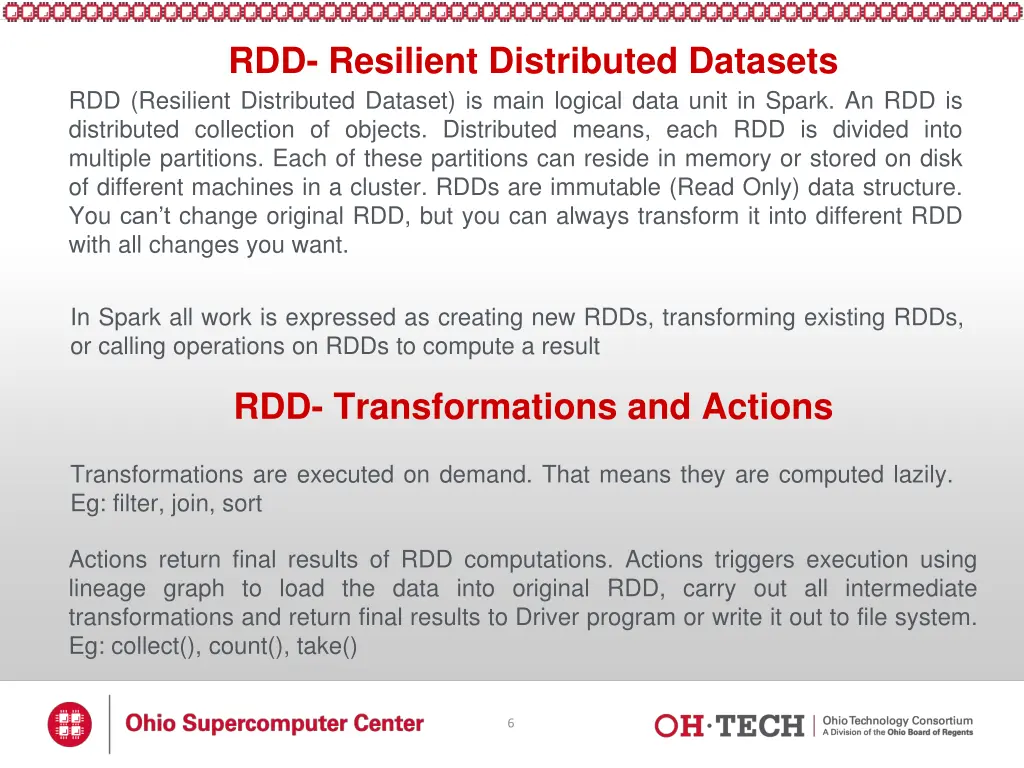 rdd resilient distributed datasets