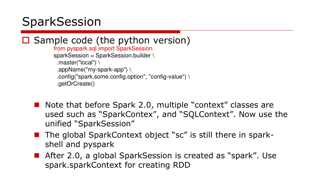 sparksession 1