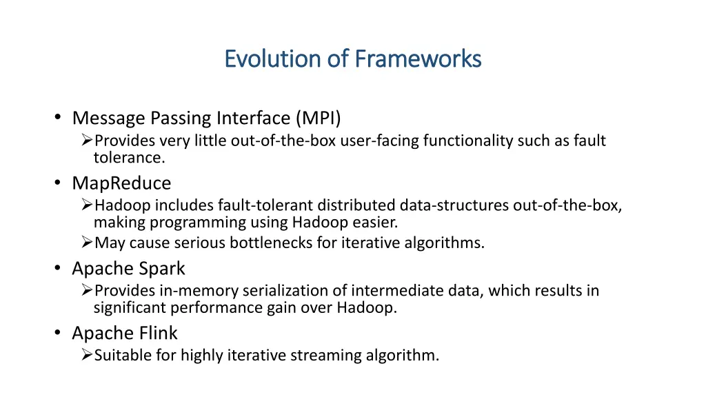 evolution of frameworks evolution of frameworks