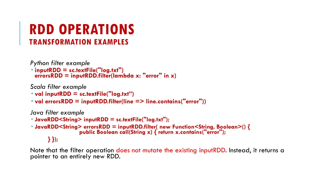 rdd operations transformation examples