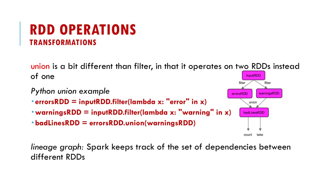 rdd operations transformations 1